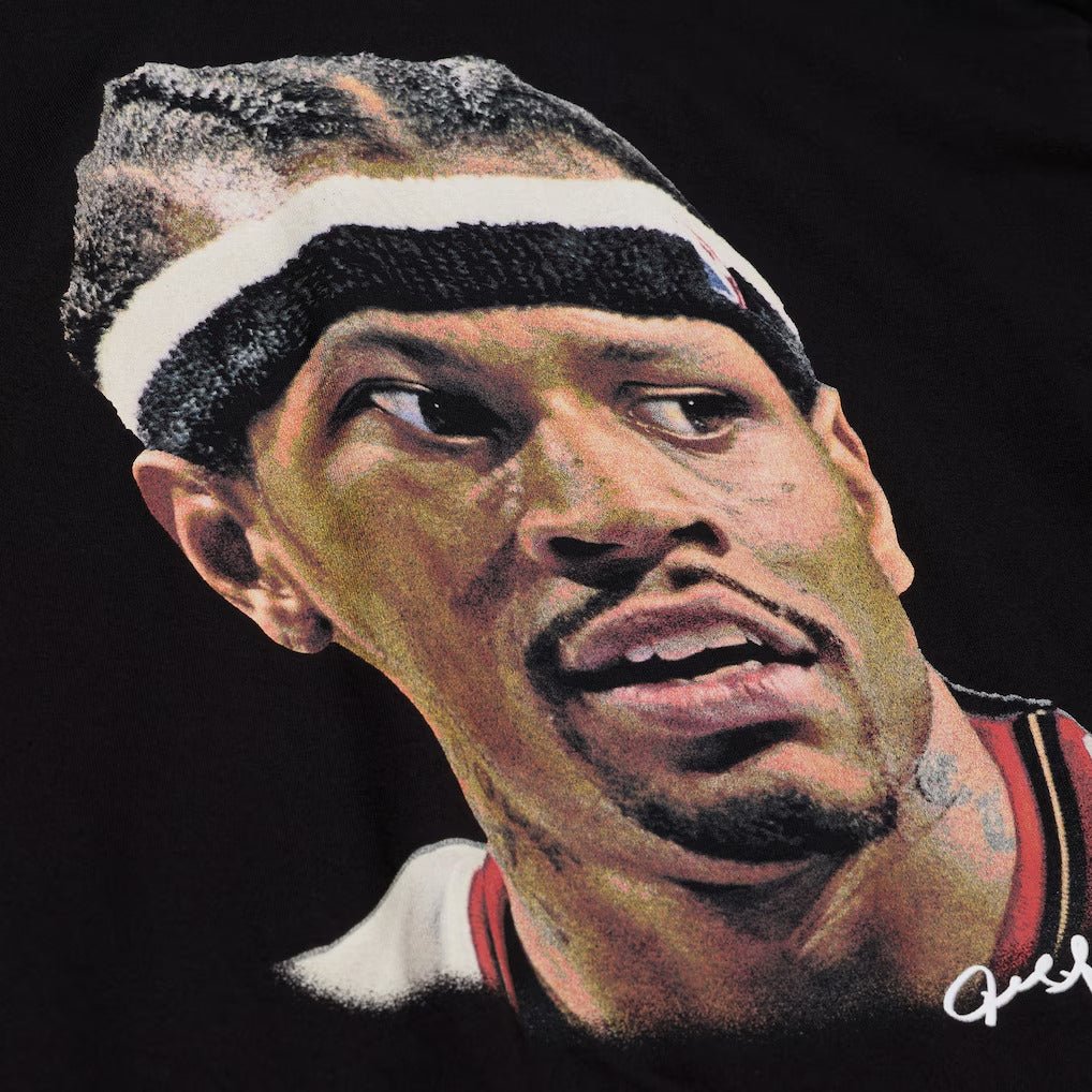 Mitchell and Ness Polera Big Face Tee Hombre Philadelphia 76Ers Allen Iverson - NBA Store Chile