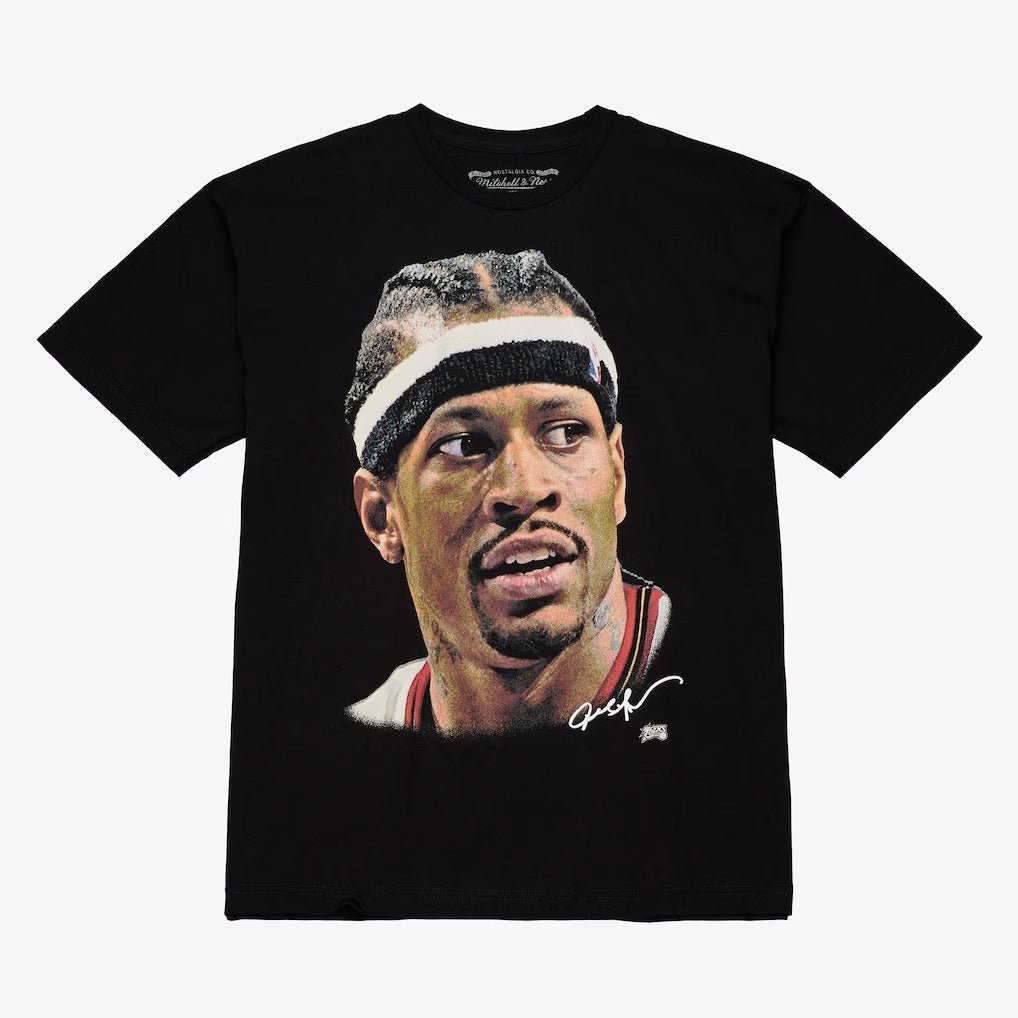 Mitchell and Ness Polera Big Face Tee Hombre Philadelphia 76Ers Allen Iverson - NBA Store Chile