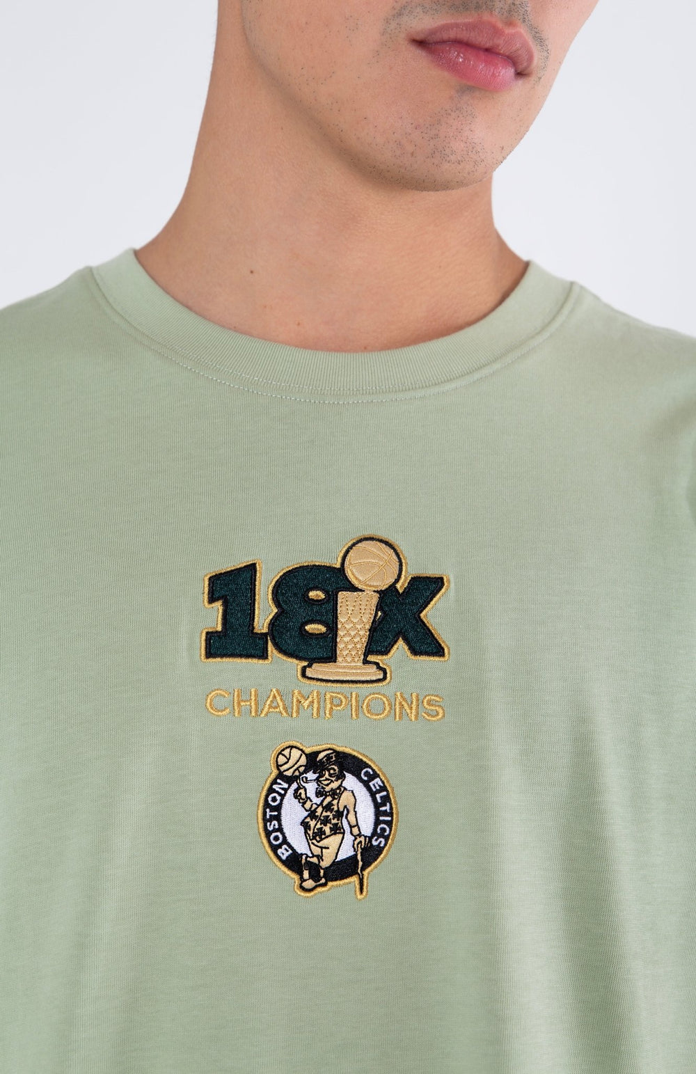 Mitchell and Ness Polera Champs Hombre Boston Celtics - NBA Store Chile