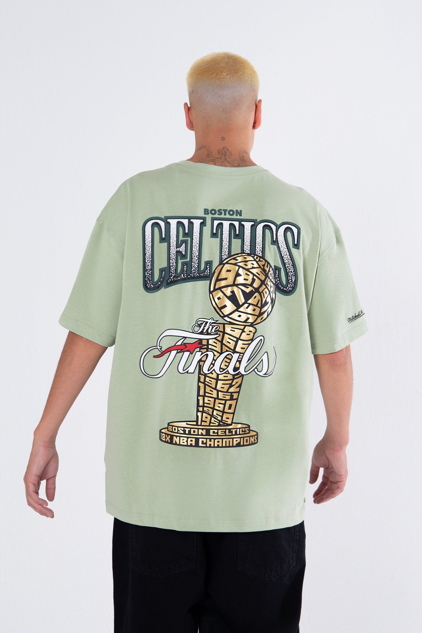 Mitchell and Ness Polera Champs Hombre Boston Celtics - NBA Store Chile
