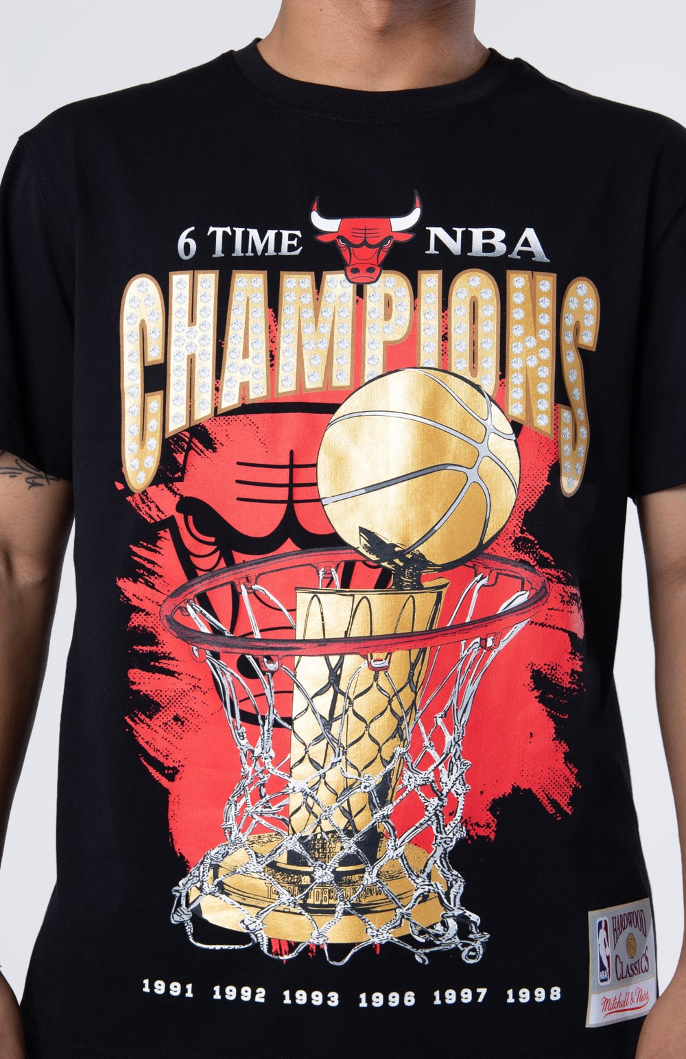 Mitchell and Ness Polera Champs Hombre Chicago Bulls - NBA Store Chile