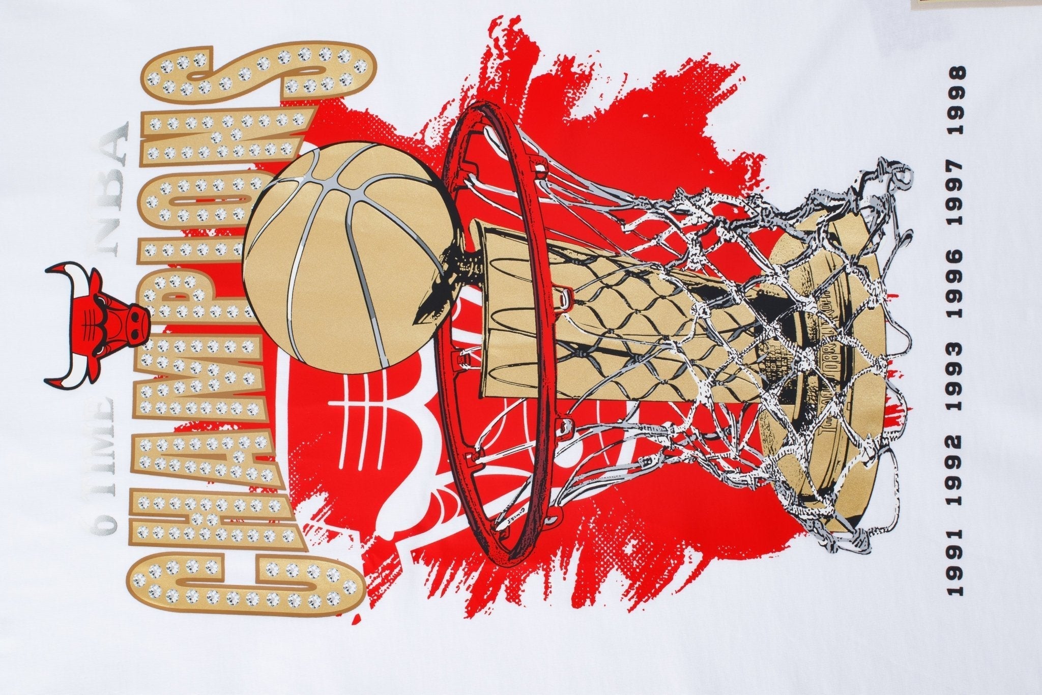 Mitchell and Ness Polera Champs Hombre Chicago Bulls - NBA Store Chile