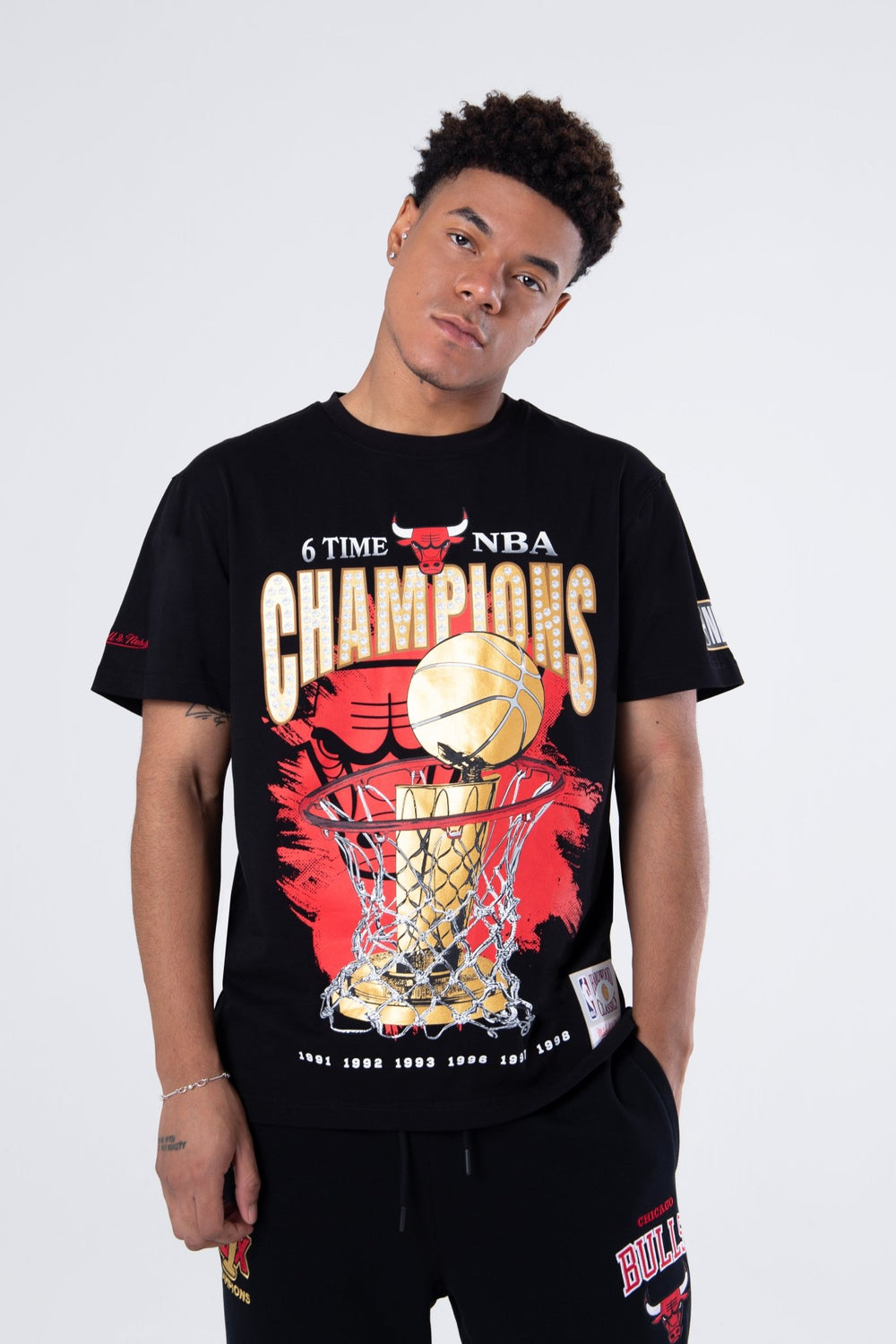 Mitchell and Ness Polera Champs Hombre Chicago Bulls - NBA Store Chile
