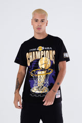 Mitchell and Ness Polera Champs Hombre Los Angeles Lakers - NBA Store Chile