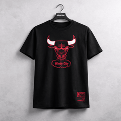 Mitchell and Ness Polera Graphic Logo Hombre Chicago Bulls - NBA Store Chile