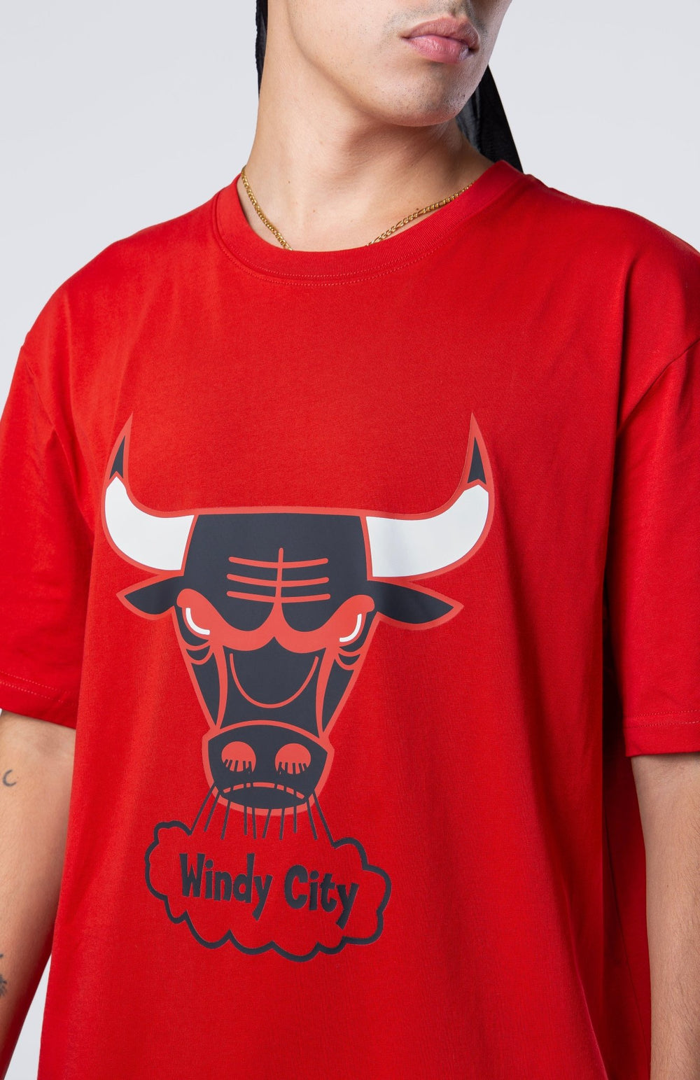 Mitchell and Ness Polera Graphic Logo Hombre Chicago Bulls - NBA Store Chile