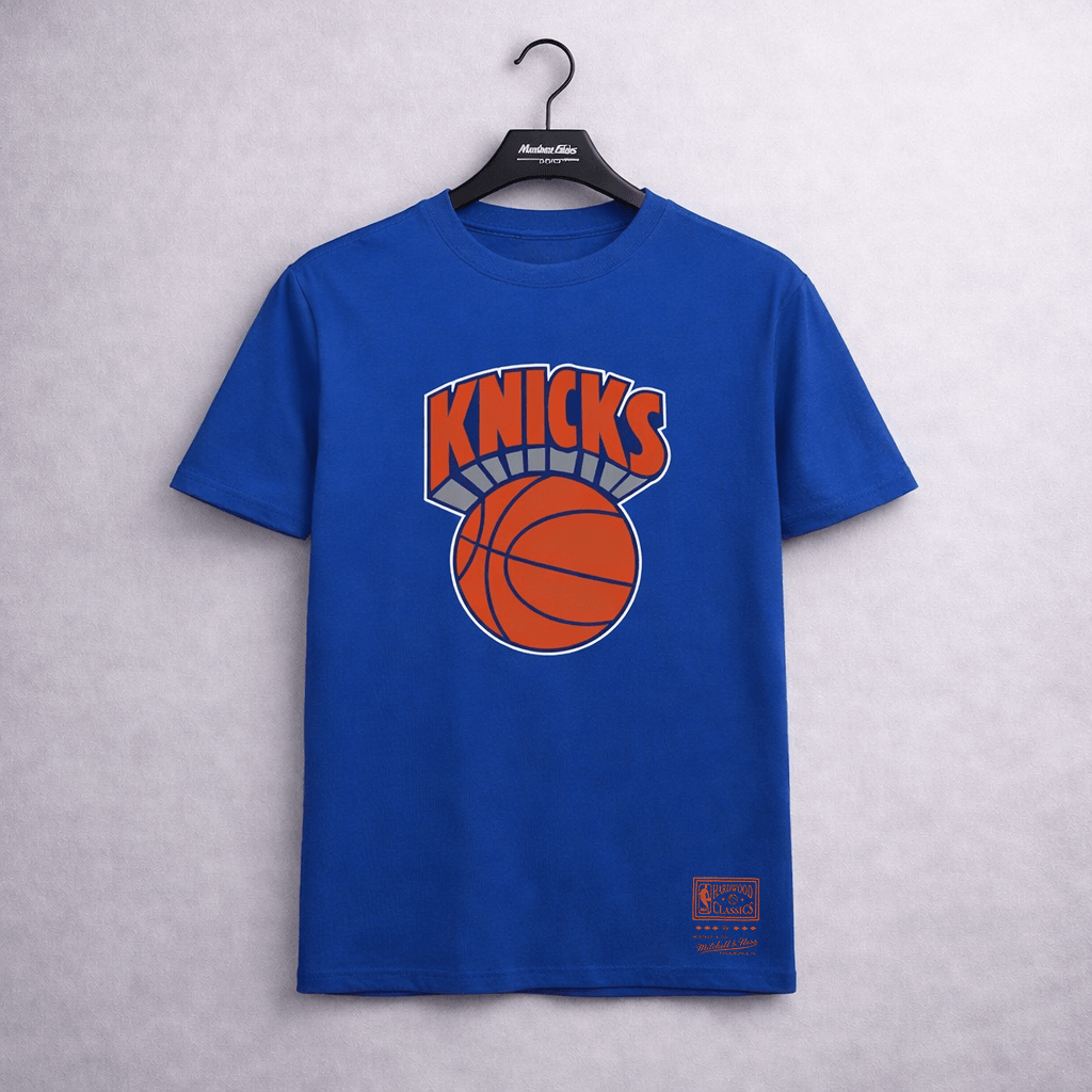 Mitchell and Ness Polera Graphic Logo Hombre New York Knicks - NBA Store Chile