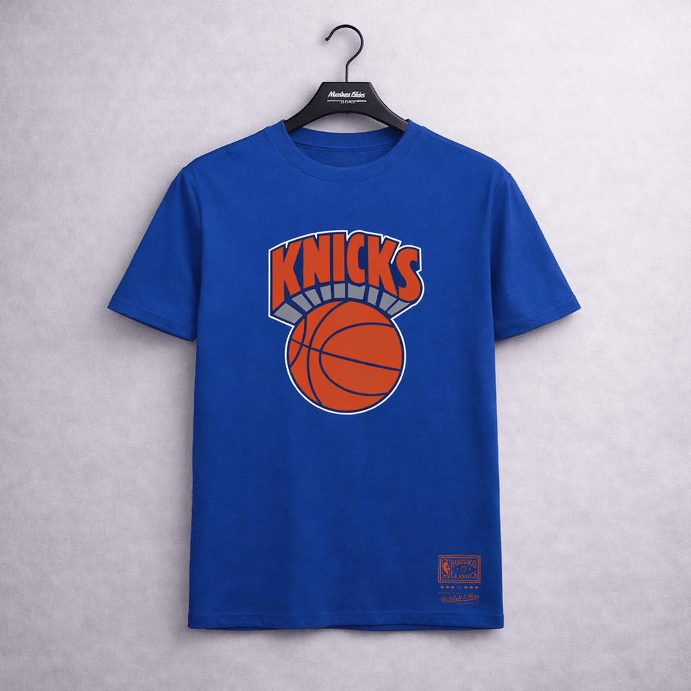 Mitchell and Ness Polera Graphic Logo Hombre New York Knicks - NBA Store Chile