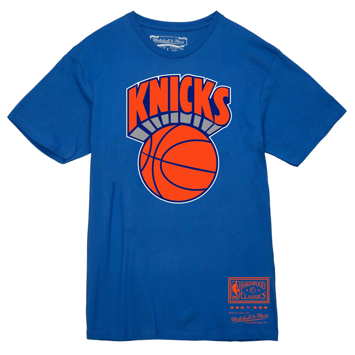 Mitchell and Ness Polera Graphic Logo Hombre New York Knicks - NBA Store Chile
