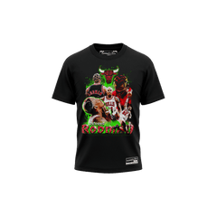 Mitchell And Ness Polera Hombre Chicago Bulls Dennis Rodman Vintage Hype - NBA Store Chile