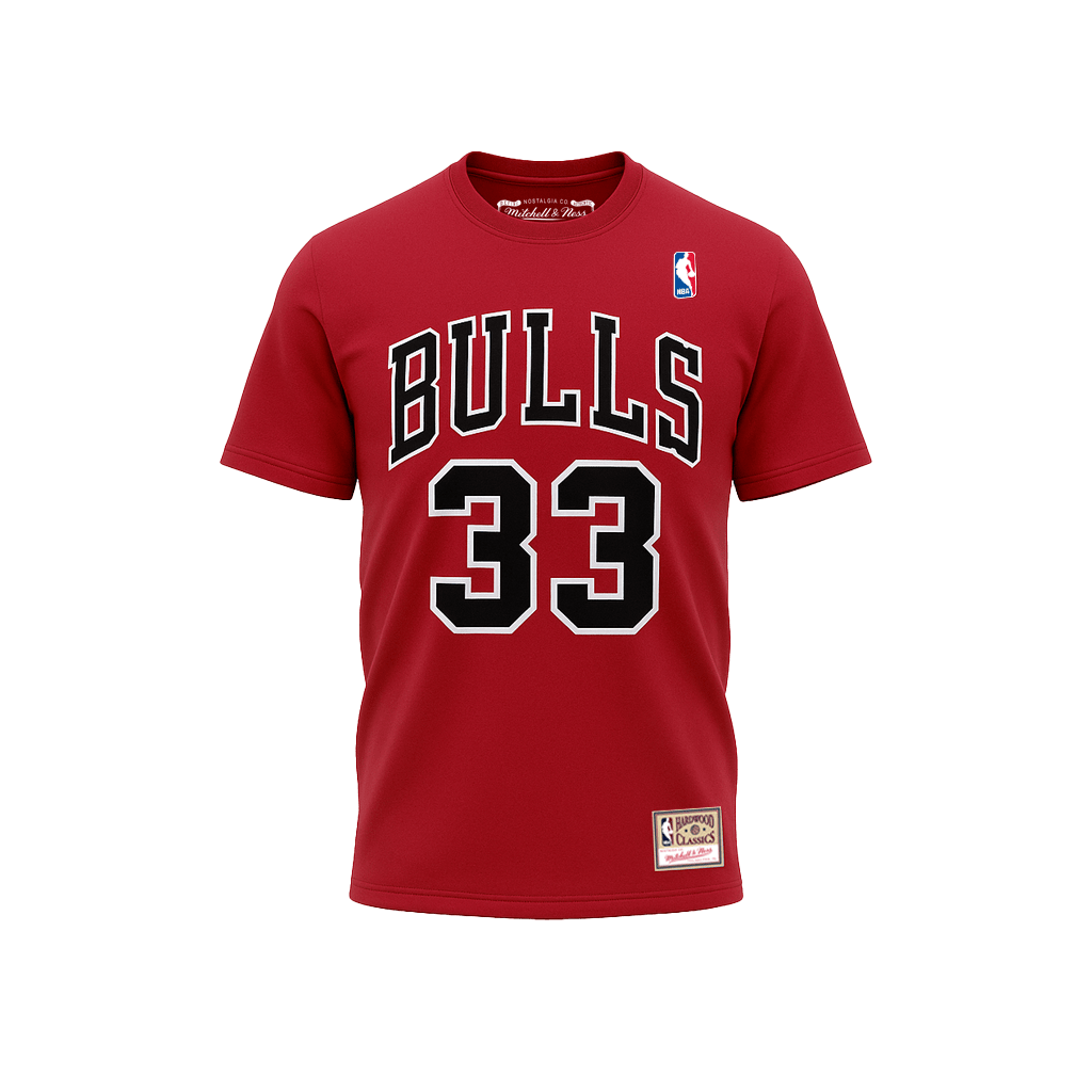 Mitchell And Ness Polera Hombre Chicago Bulls Scottie Pippen - N&N - NBA Store Chile