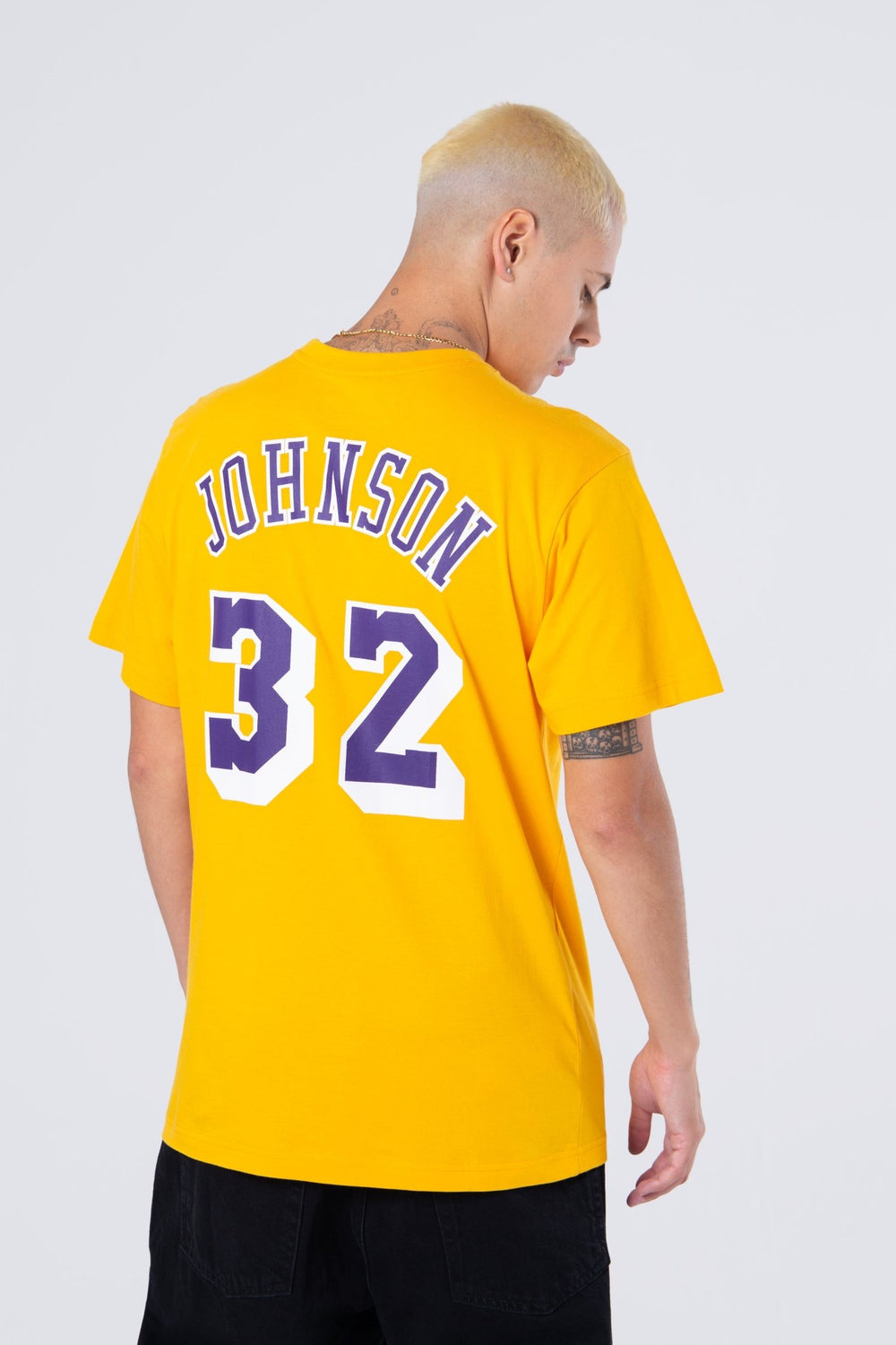 Mitchell And Ness Polera Hombre Los Angeles Lakers Magic Jhonson - M&N - NBA Store Chile