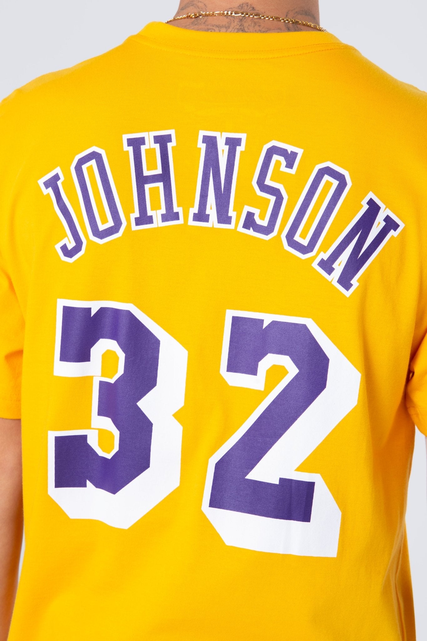Mitchell And Ness Polera Hombre Los Angeles Lakers Magic Jhonson - M&N - NBA Store Chile