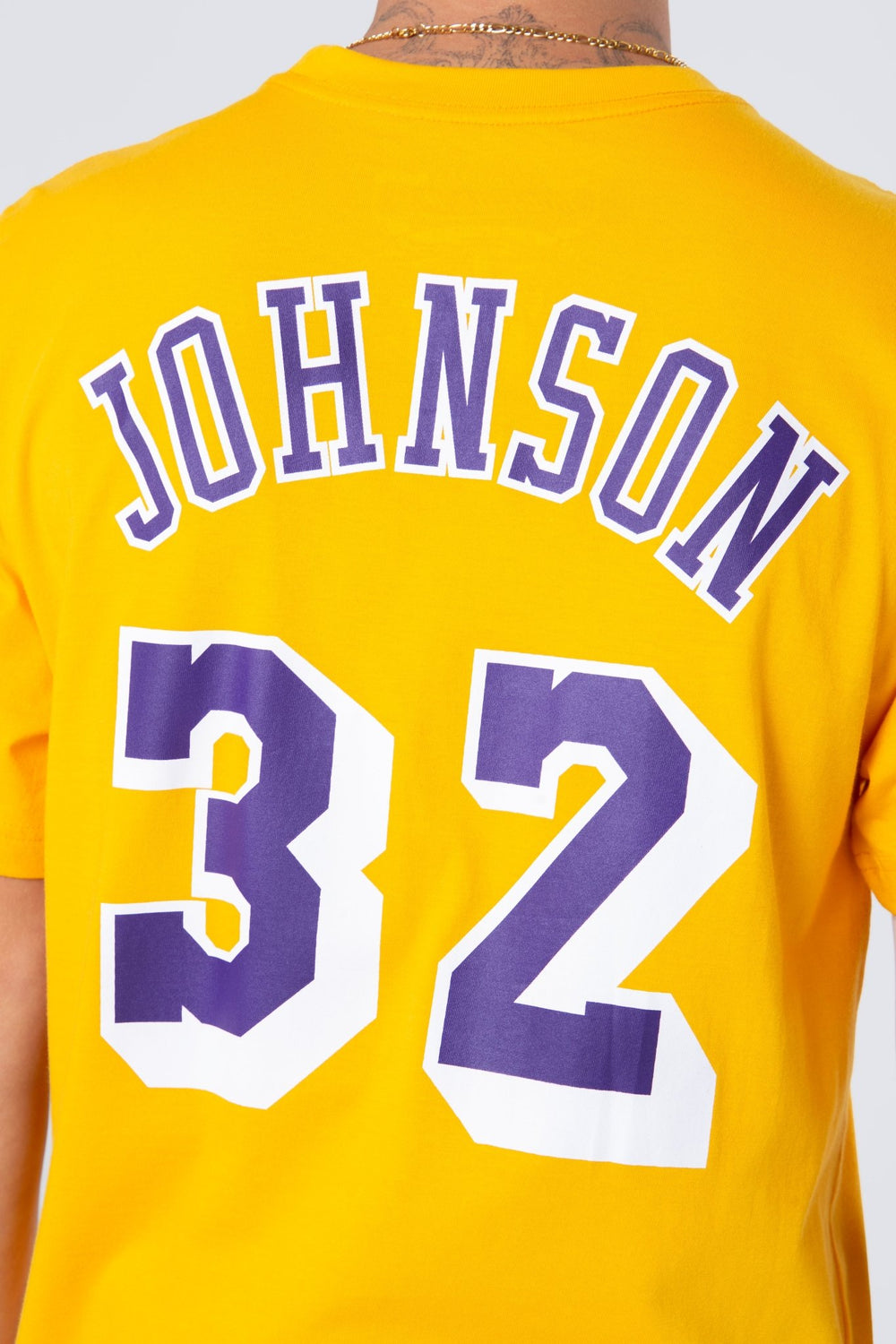 Mitchell And Ness Polera Hombre Los Angeles Lakers Magic Jhonson - M&N - NBA Store Chile