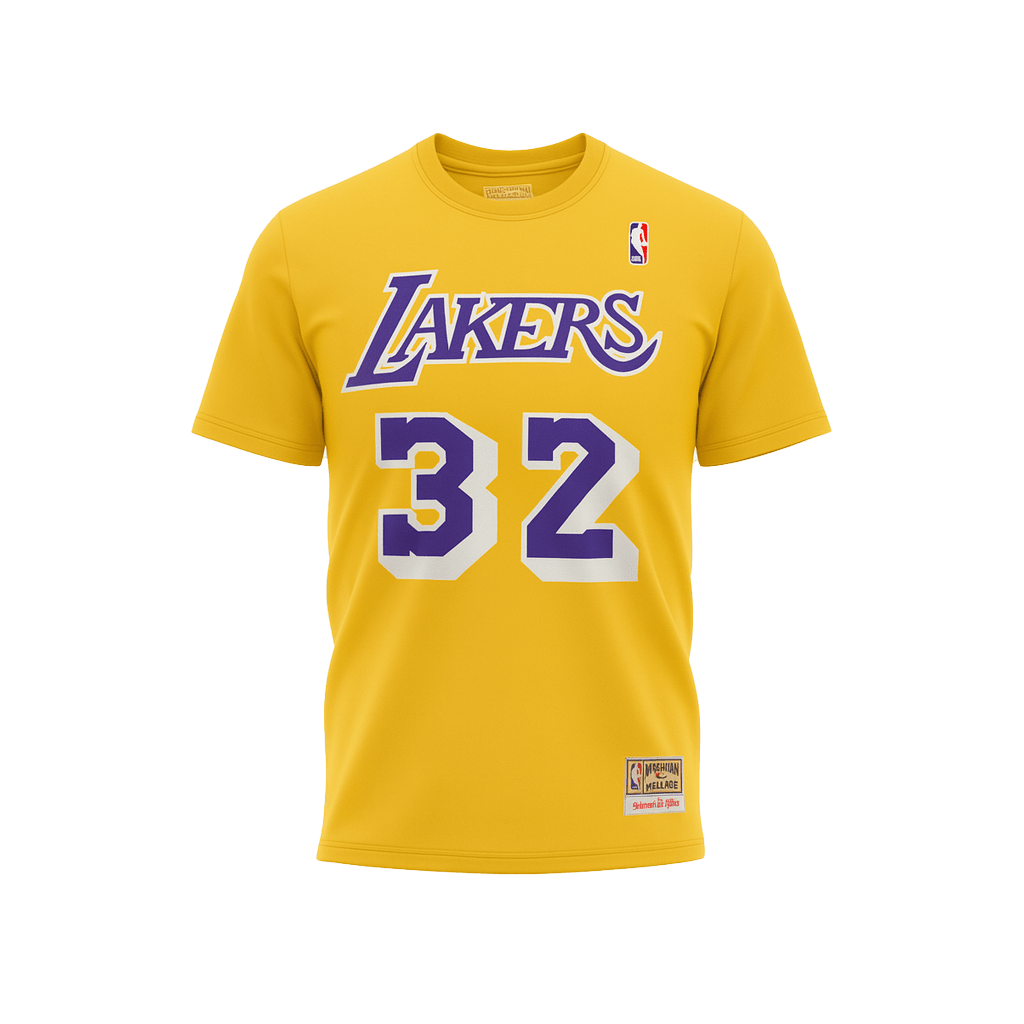 Mitchell And Ness Polera Hombre Los Angeles Lakers Magic Jhonson - N&N - NBA Store Chile