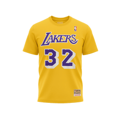 Mitchell And Ness Polera Hombre Los Angeles Lakers Magic Jhonson - N&N - NBA Store Chile