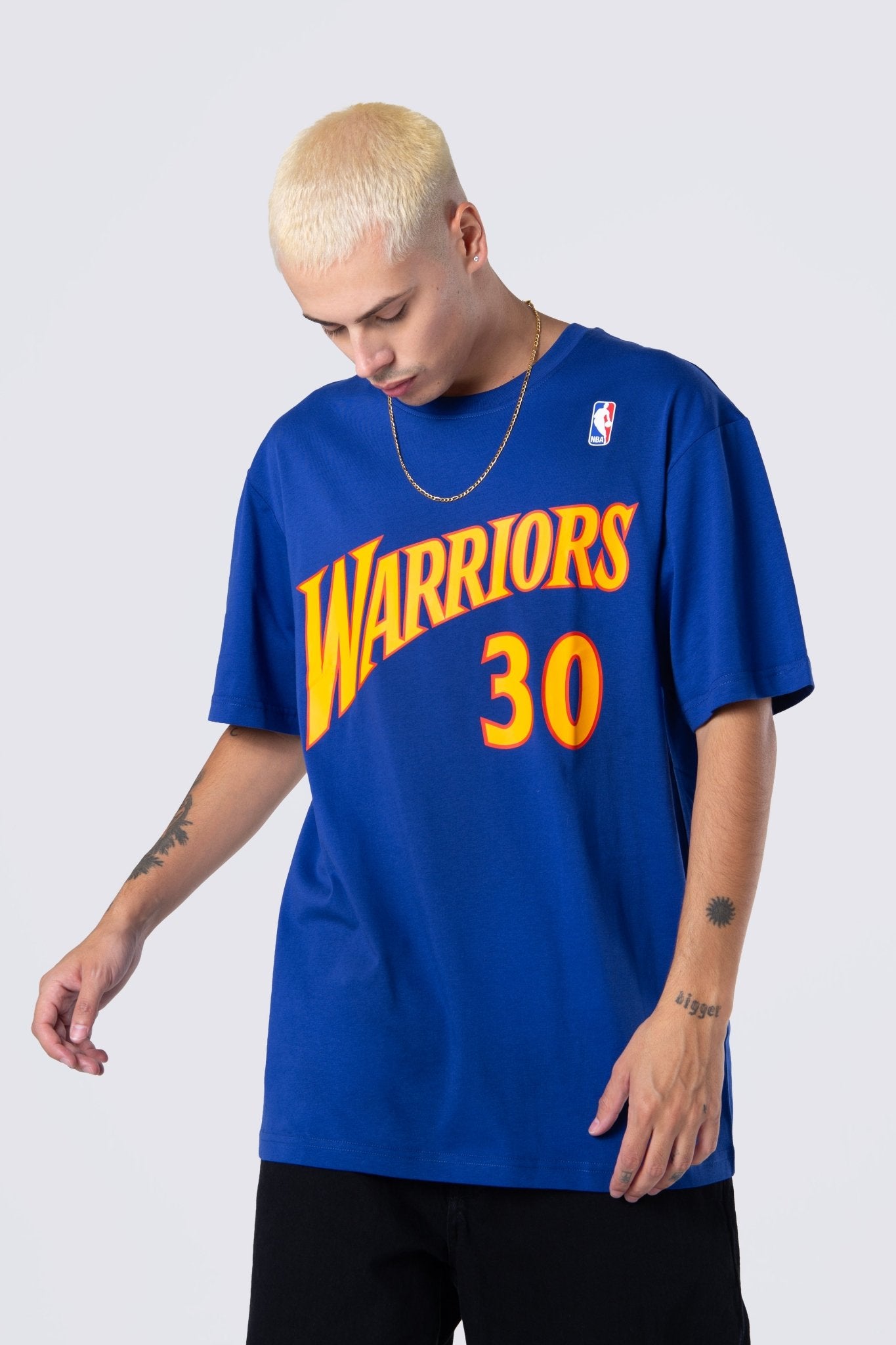 Mitchell and Ness Polera N&N Hombre Golden State Warriors Stephen Curry - NBA Store Chile