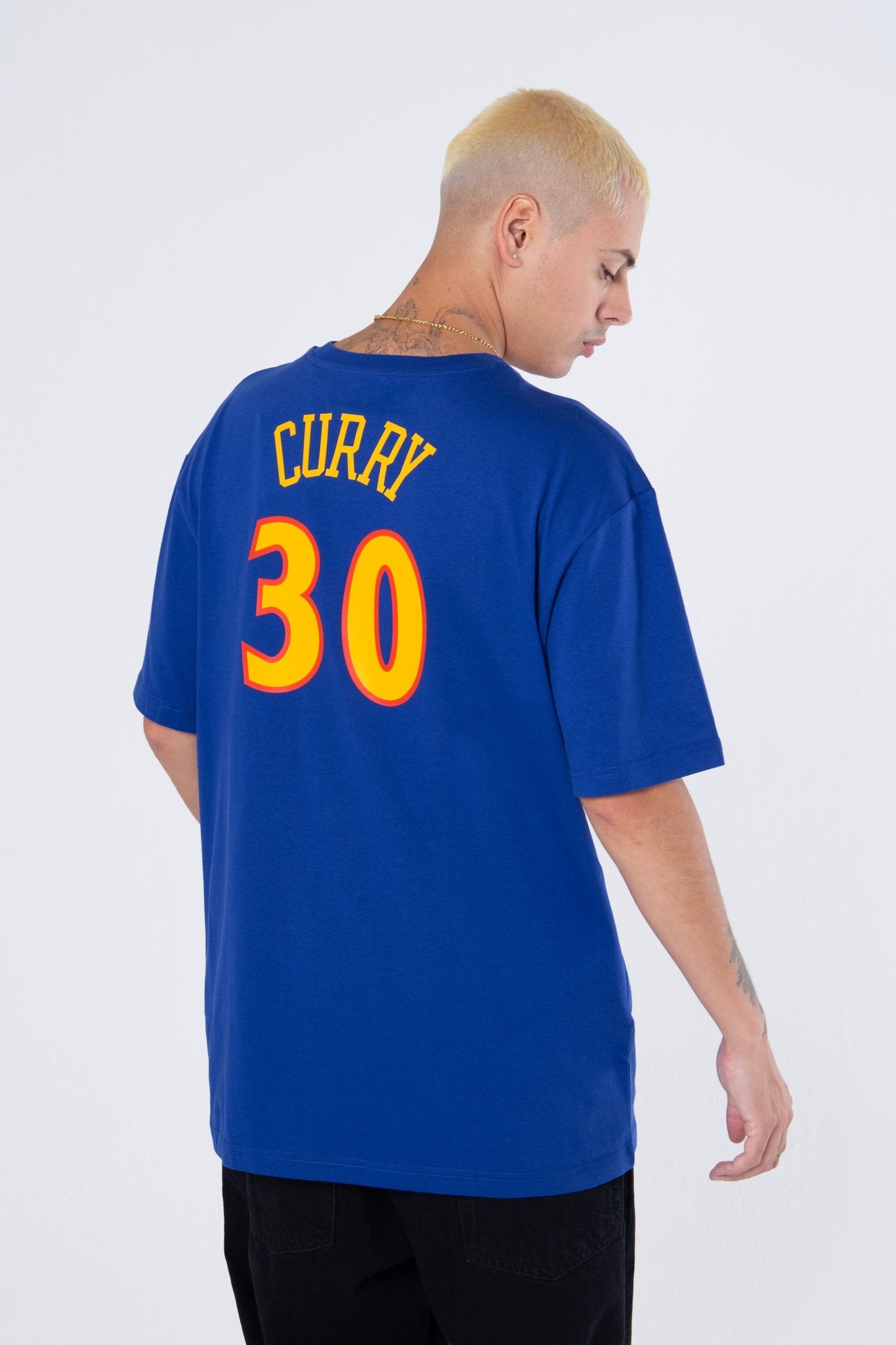 Mitchell and Ness Polera N&N Hombre Golden State Warriors Stephen Curry - NBA Store Chile