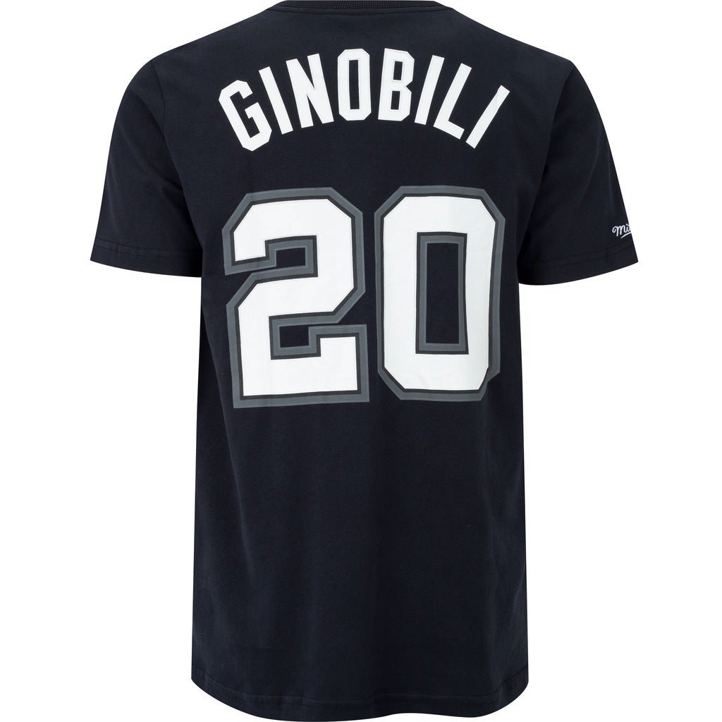 Mitchell and Ness Polera N&N Hombre San Antonio Spurs Manu Ginobili - NBA Store Chile