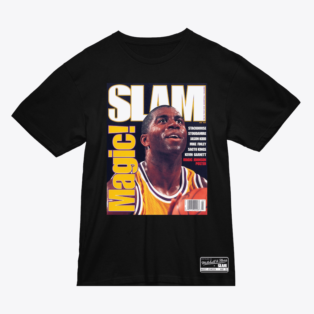 Mitchell and Ness Polera Slam Hombre Los Angeles Lakers Magic Johnson - NBA Store Chile