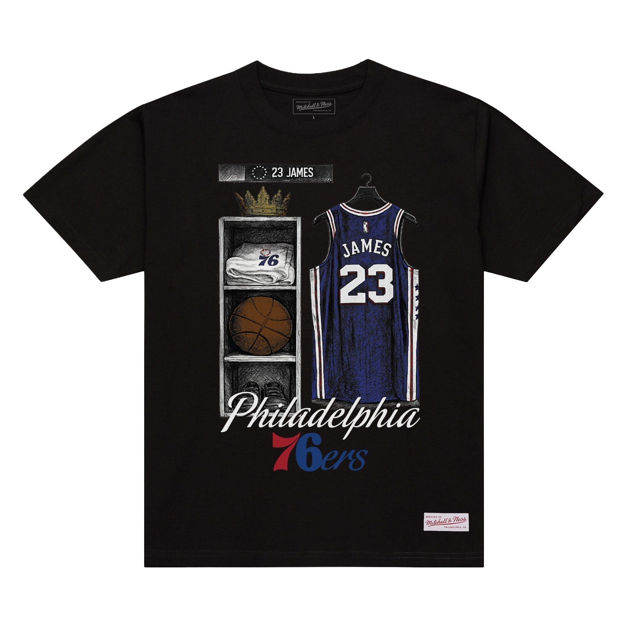 Mitchell and Ness Polera The King is here: Welcome to Philly Negro - NBA Store Chile