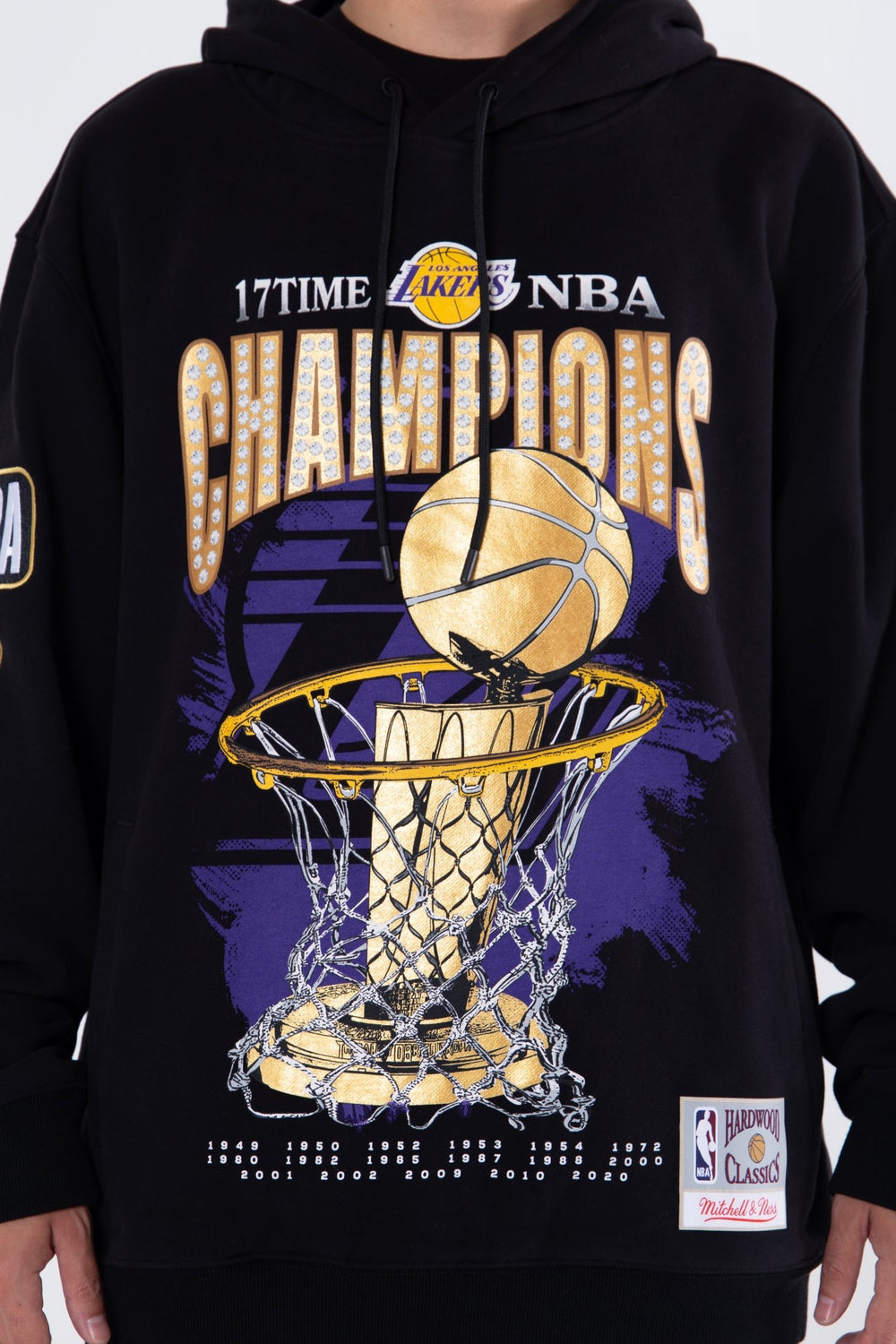 Mitchell and Ness Polerón Champs Hombre Los Angeles Lakers - NBA Store Chile