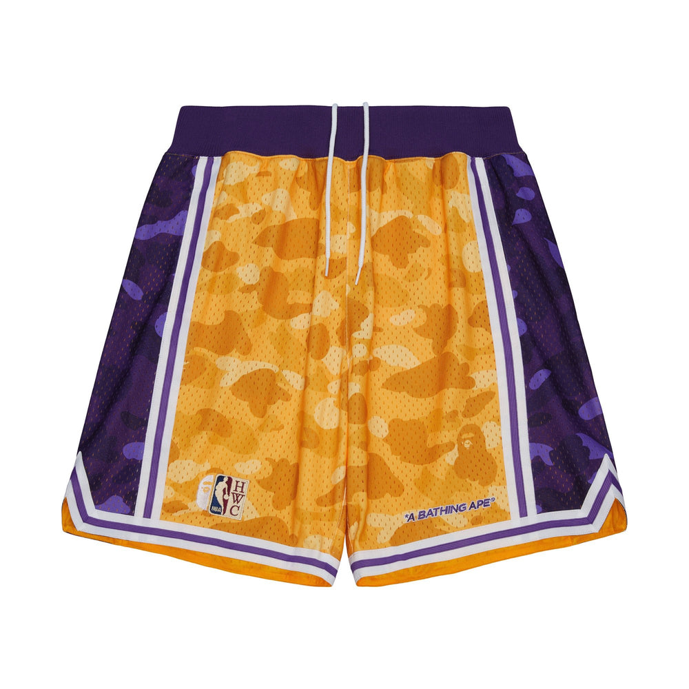 Mitchell And Ness Shorts Hombre Los Angeles Lakers BAPE X M&N - NBA Store Chile