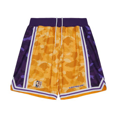 Mitchell And Ness Shorts Hombre Los Angeles Lakers BAPE X M&N - NBA Store Chile