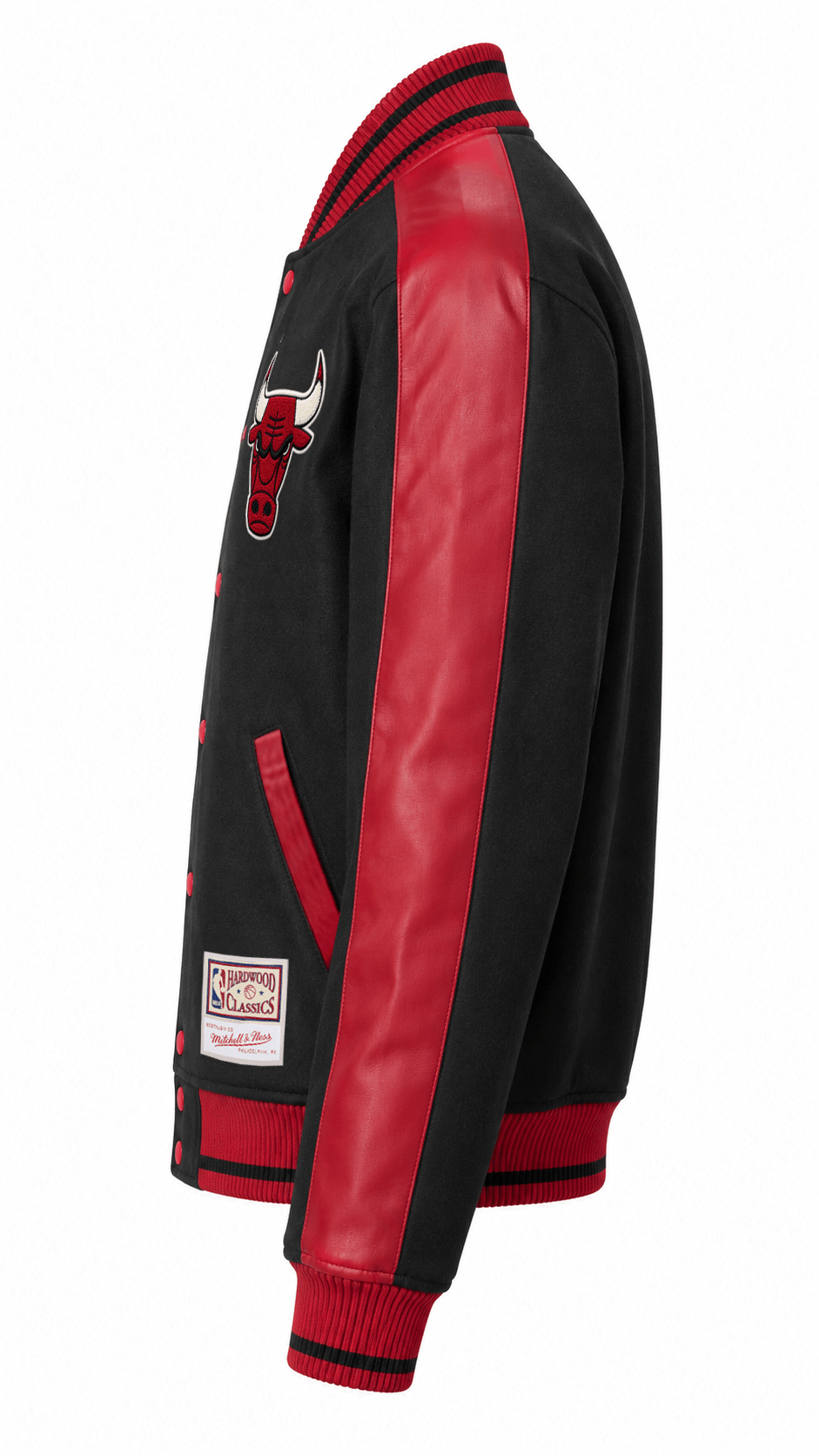 NBA Chaqueta Match UP Hombre Chicago Bulls Negro - NBA Store Chile
