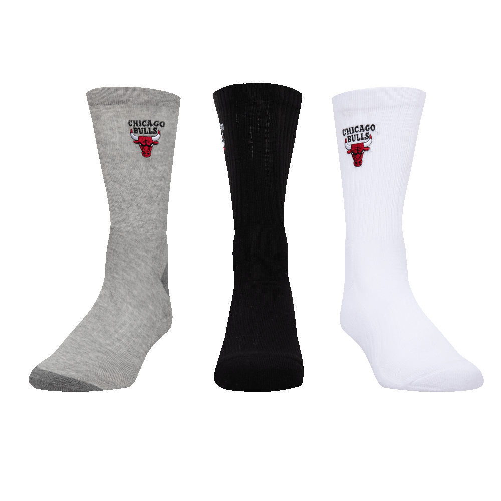 NBA Pack 3 Calcetín Unisex Chicago Bulls - NBA Store Chile