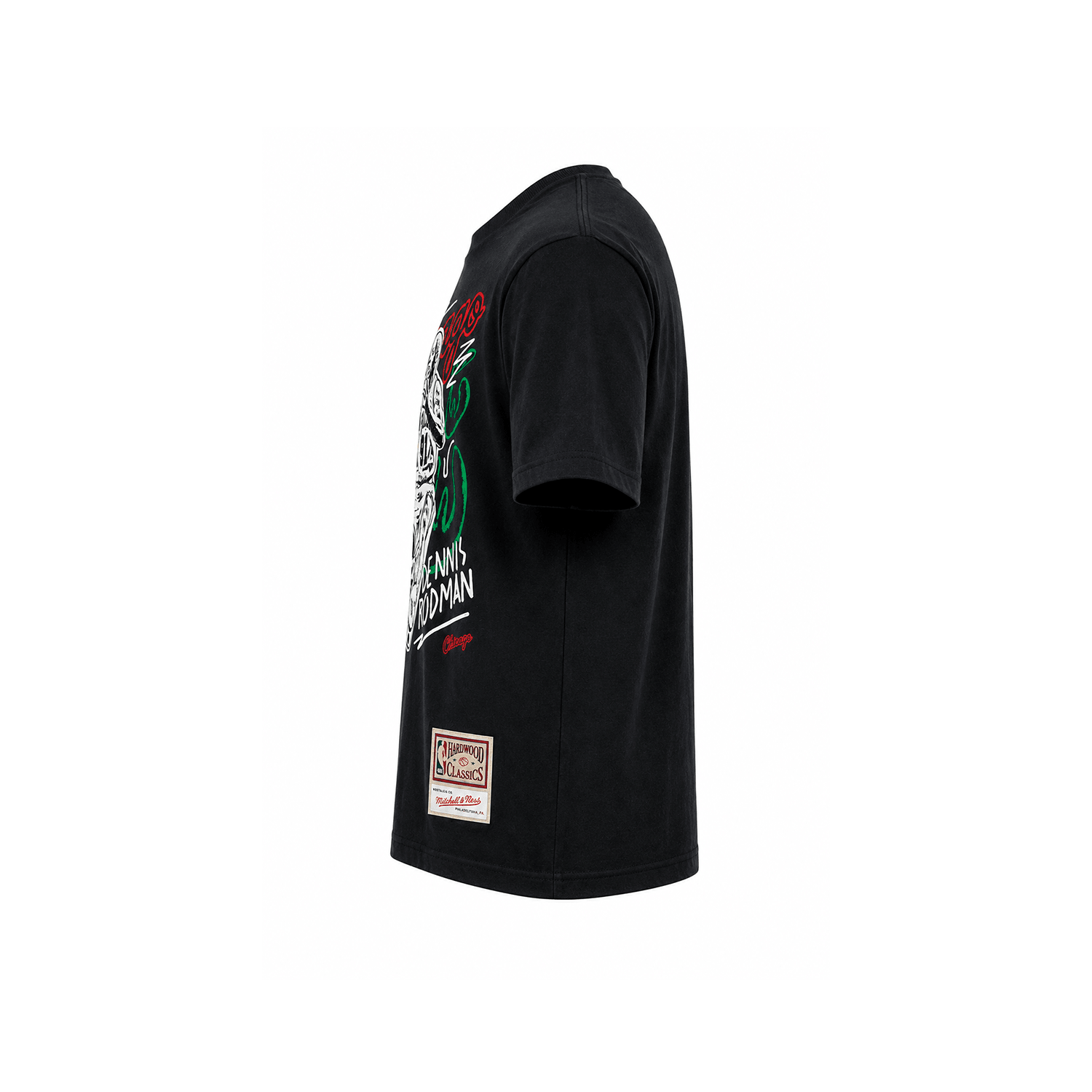 NBA Polera Chalked UP Hombre Chicago Bulls Dennis Rodman Negro - NBA Store Chile