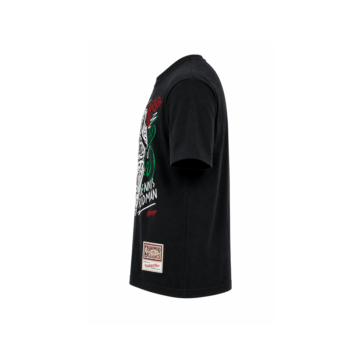 NBA Polera Chalked UP Hombre Chicago Bulls Dennis Rodman Negro - NBA Store Chile
