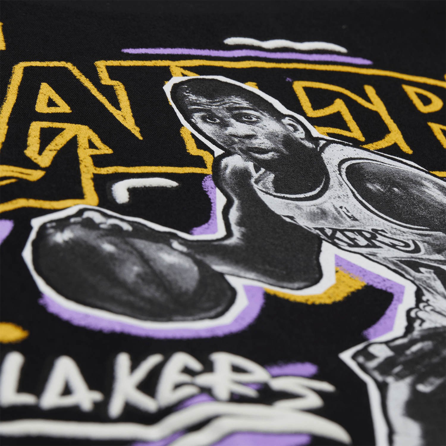 NBA Polera Chalked UP Hombre Los Angeles Lakers Magic Johnson Negro - NBA Store Chile