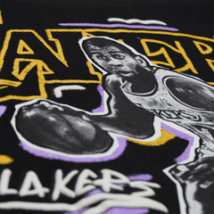 NBA Polera Chalked UP Hombre Los Angeles Lakers Magic Johnson Negro - NBA Store Chile