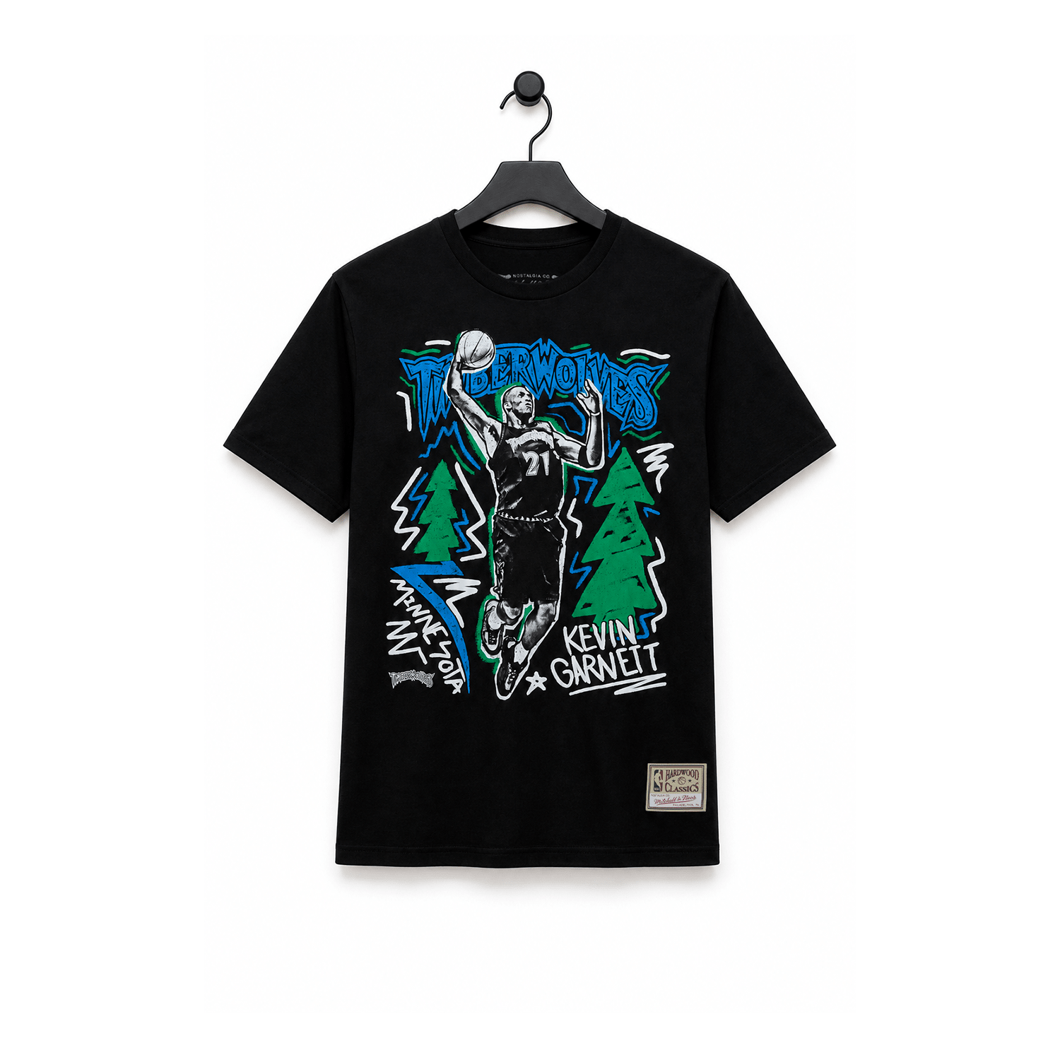 NBA Polera Chalked UP Hombre Minnesota Timberwolves Kevin Garnett Negro - NBA Store Chile