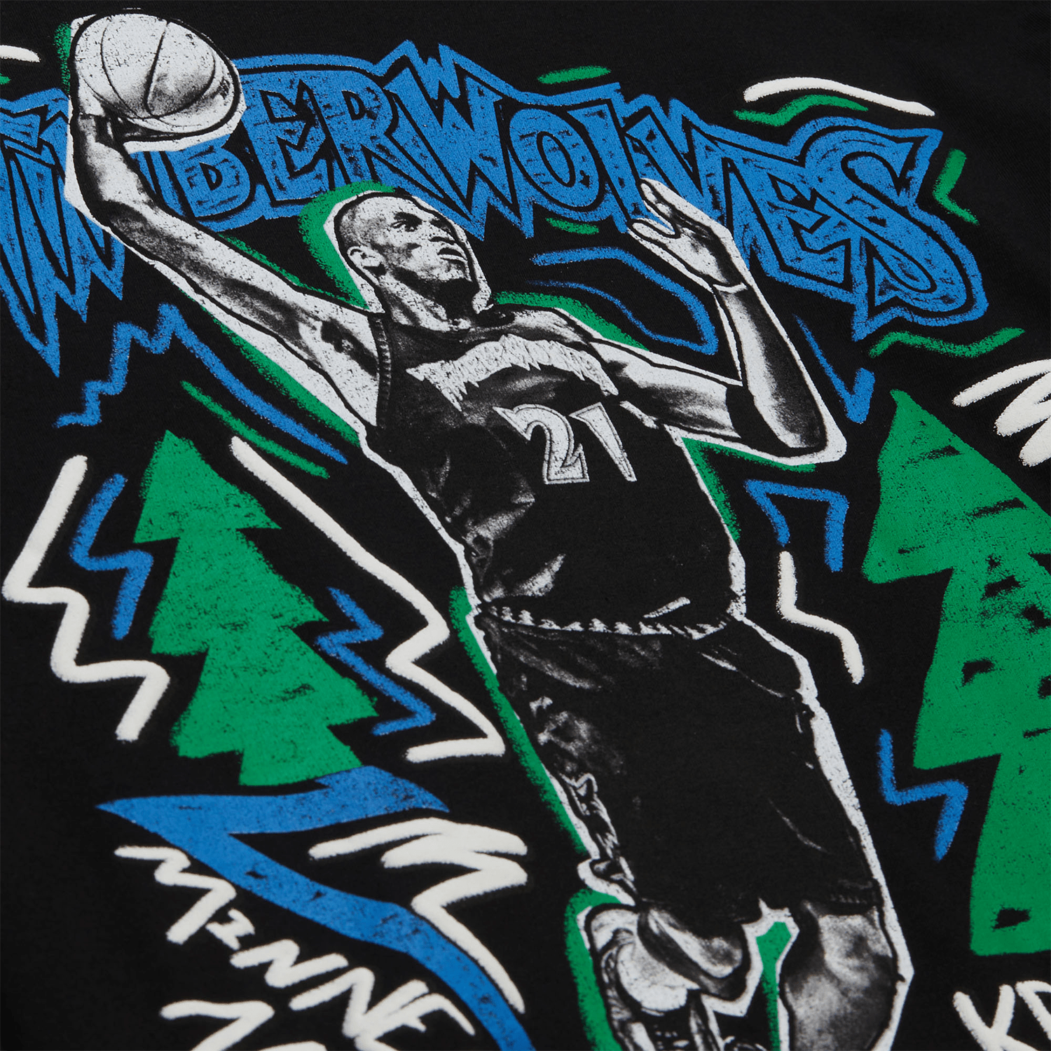 NBA Polera Chalked UP Hombre Minnesota Timberwolves Kevin Garnett Negro - NBA Store Chile