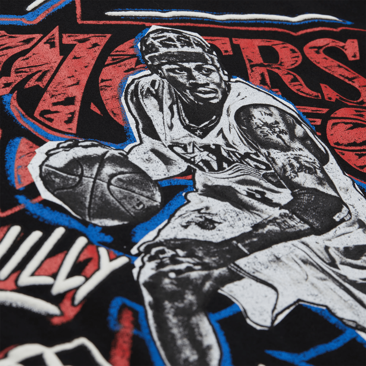 NBA Polera Chalked UP Hombre Philadelphia 76ers Allen Iverson Negro - NBA Store Chile