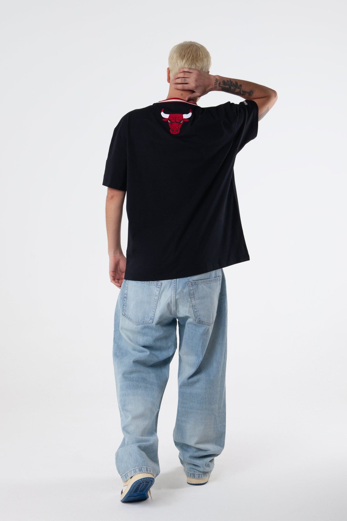NBA Polera Match UP Hombre Chicago Bulls Negro - NBA Store Chile