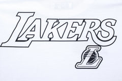 NBA Polera Niño Los Ángeles Lakers Blanca STAY HERE - NBA Store Chile