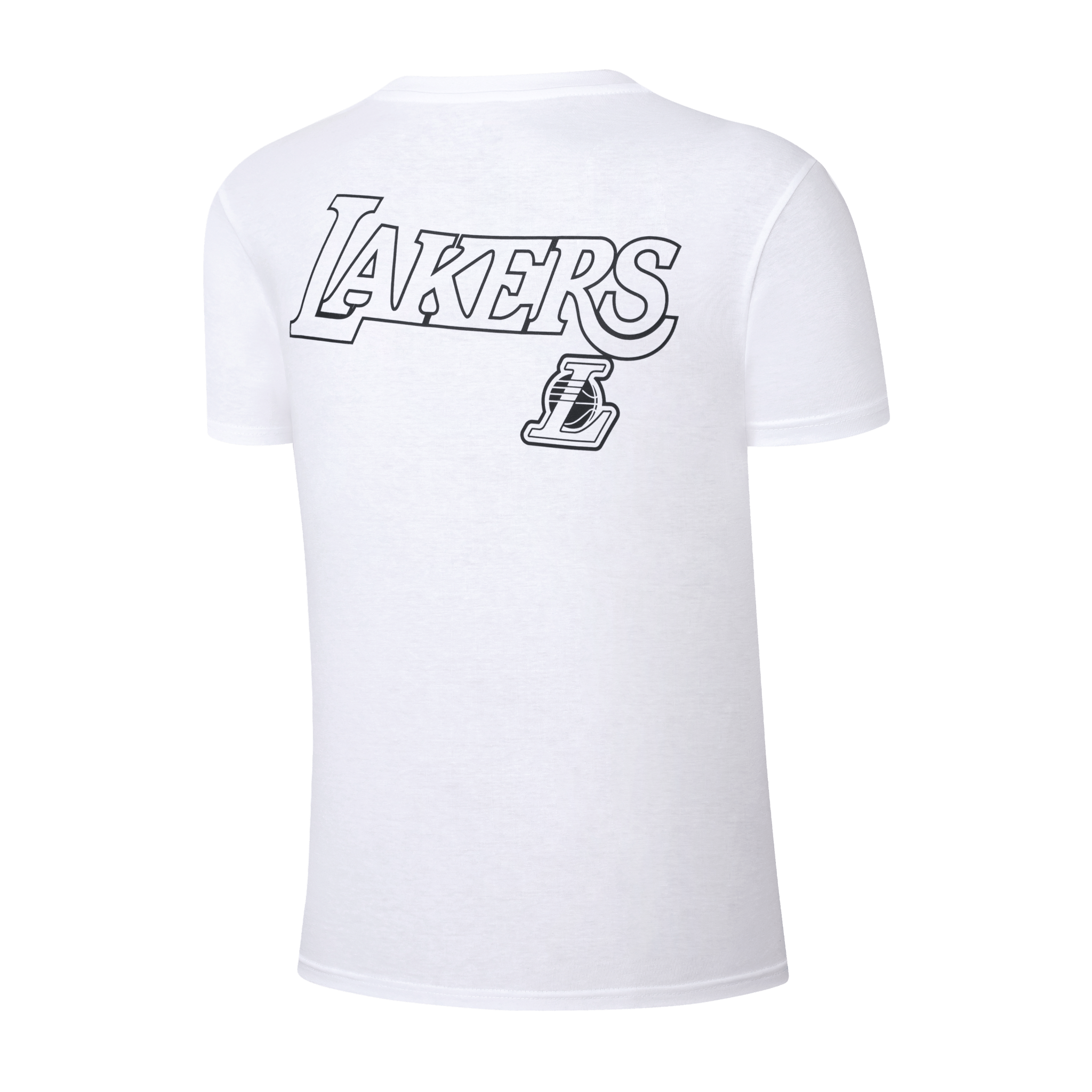 NBA Polera Niño Los Ángeles Lakers Blanca STAY HERE - NBA Store Chile