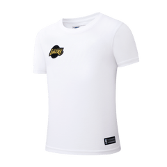 NBA Polera Niño Los Ángeles Lakers Blanca STAY HERE - NBA Store Chile