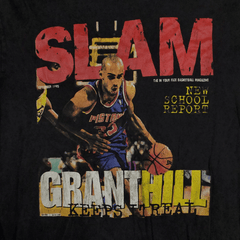 NBA Polera Slam Hombre Detroit Pistons Grant Hill Negro - NBA Store Chile