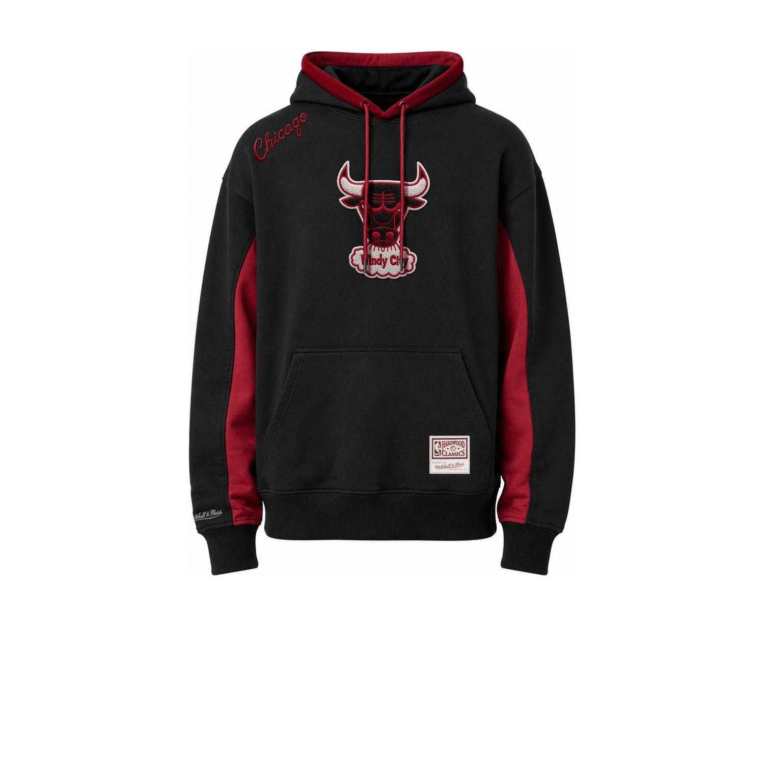 NBA Polerón Match UP Hombre Chicago Bulls Negro - NBA Store Chile