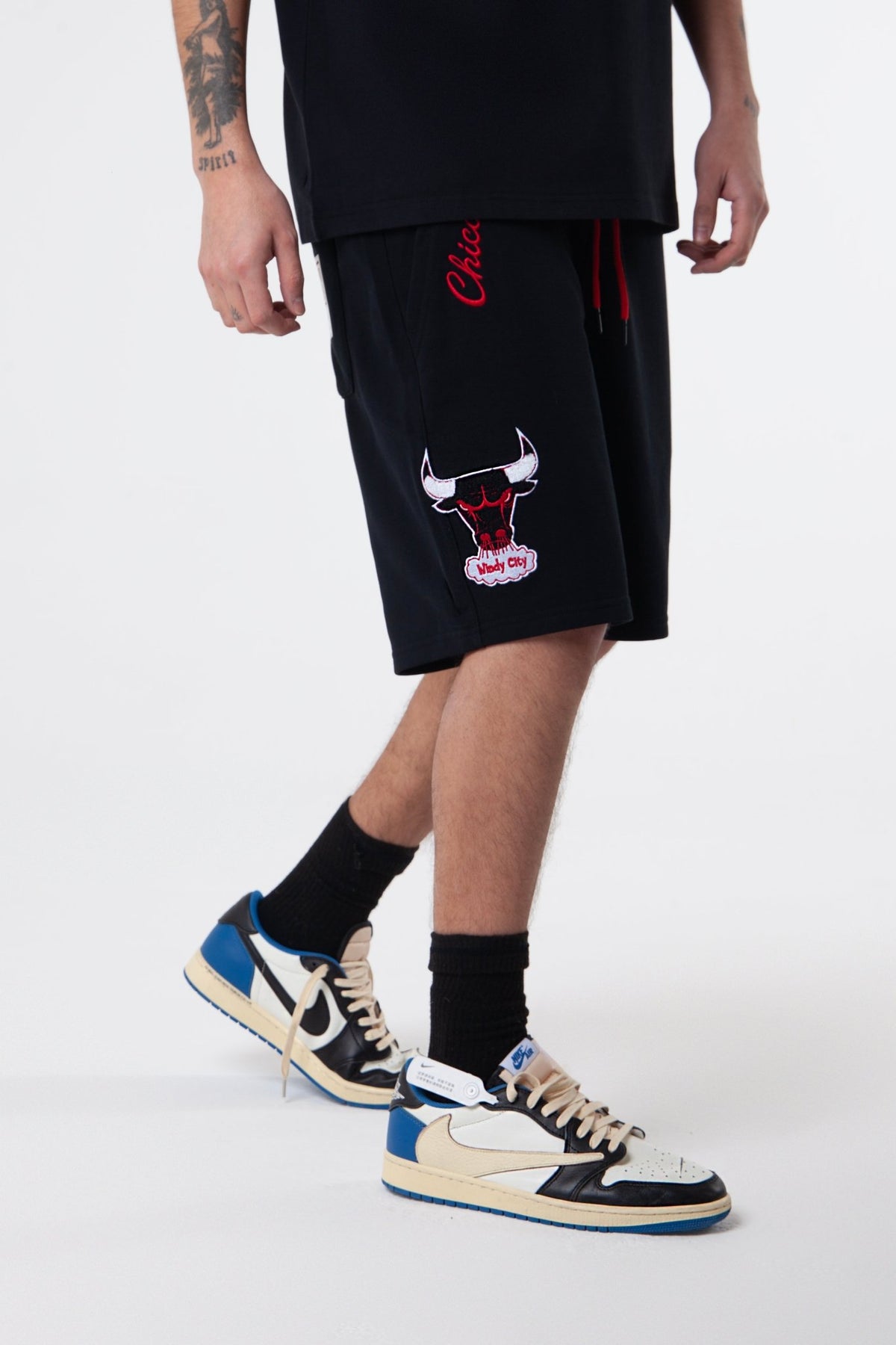 NBA Short Match UP Hombre Chicago Bulls Negro - NBA Store Chile