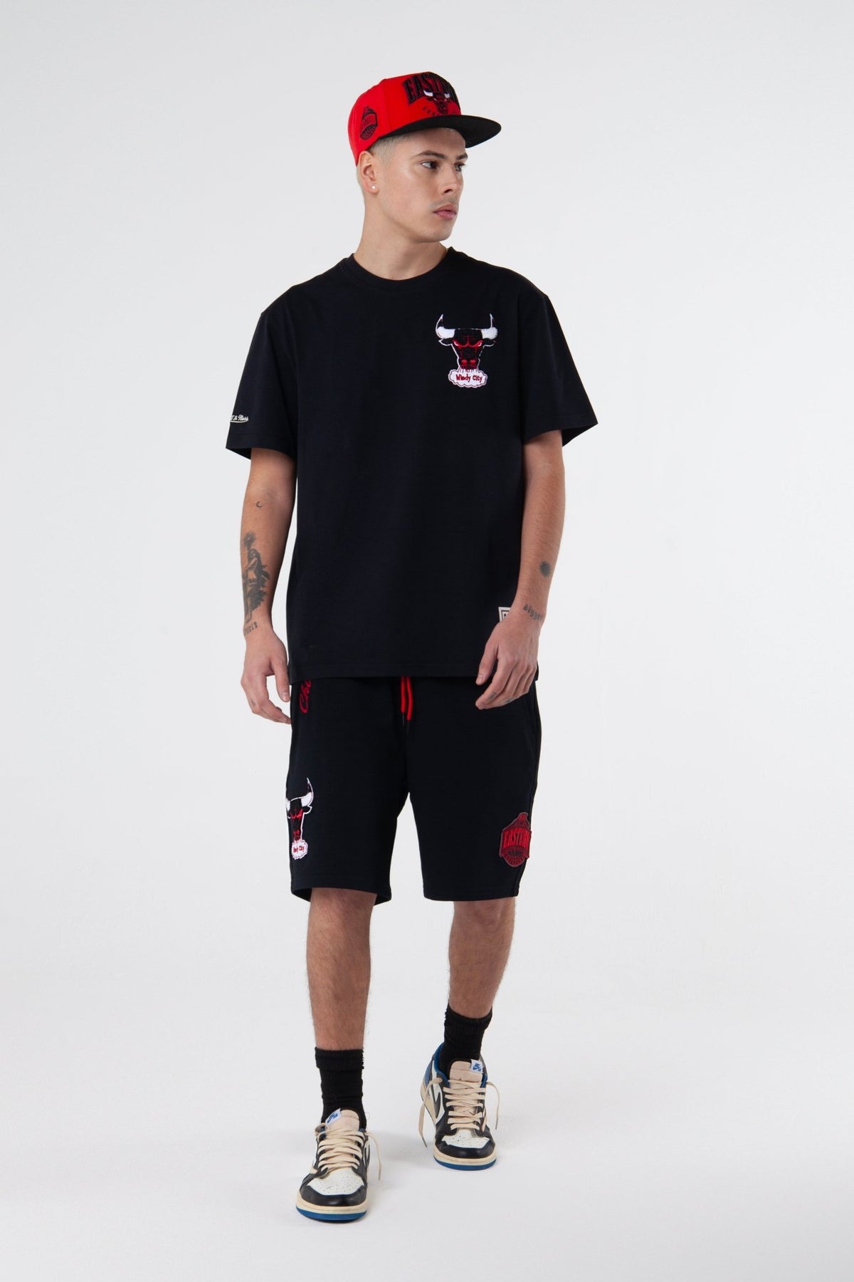 NBA Short Match UP Hombre Chicago Bulls Negro - NBA Store Chile