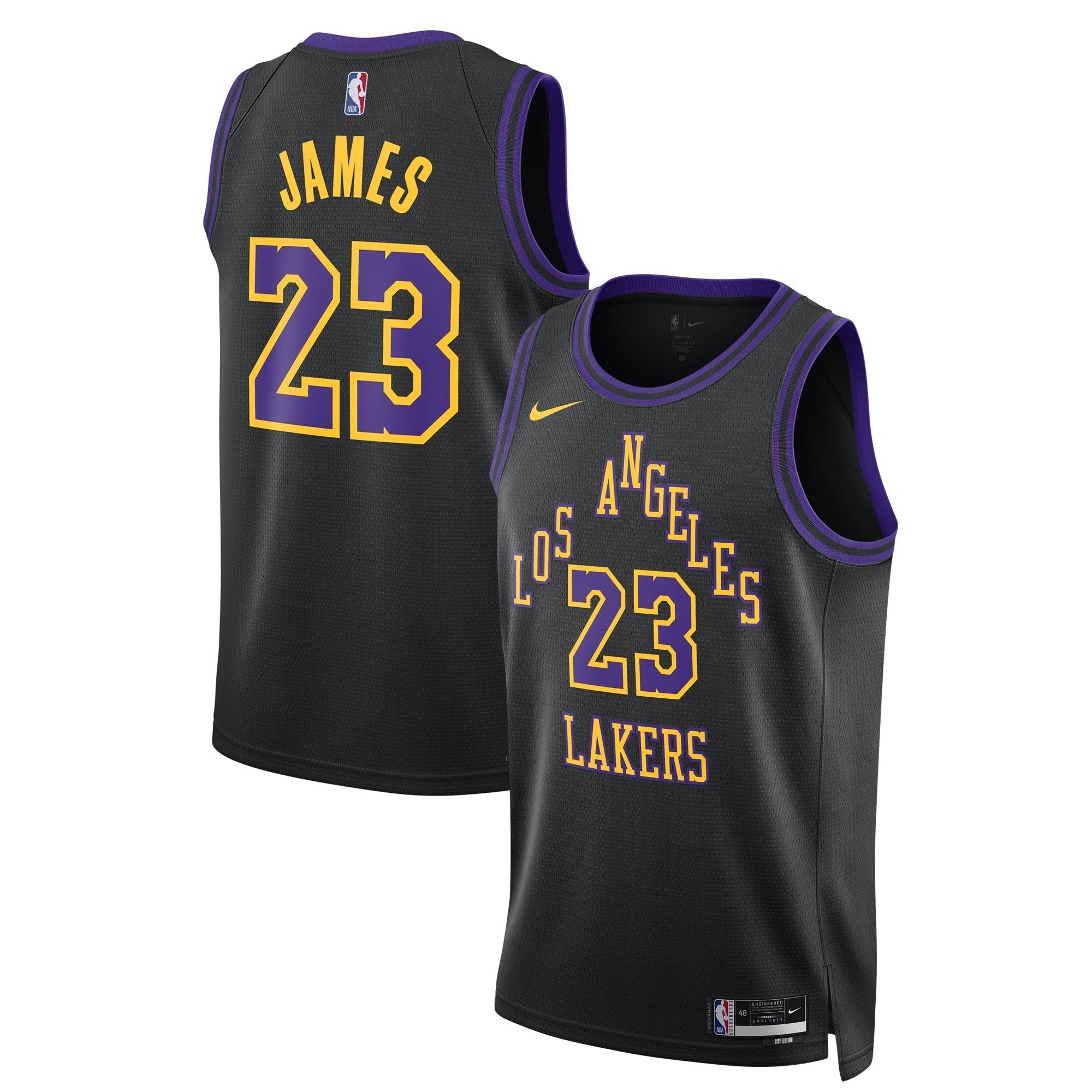 Nike Jersey City Edition Hombre Los Angeles Lakers Lebron James - NBA Store Chile