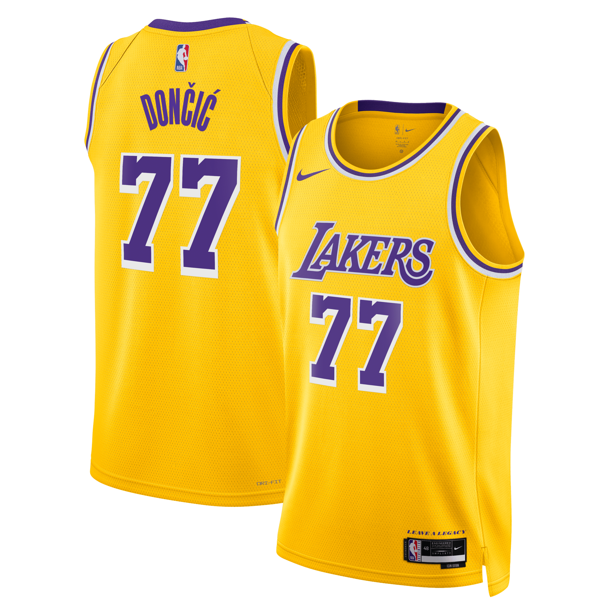 Nike Jersey Icon Hombre Los Angeles Lakers Luka Doncic - NBA Store Chile