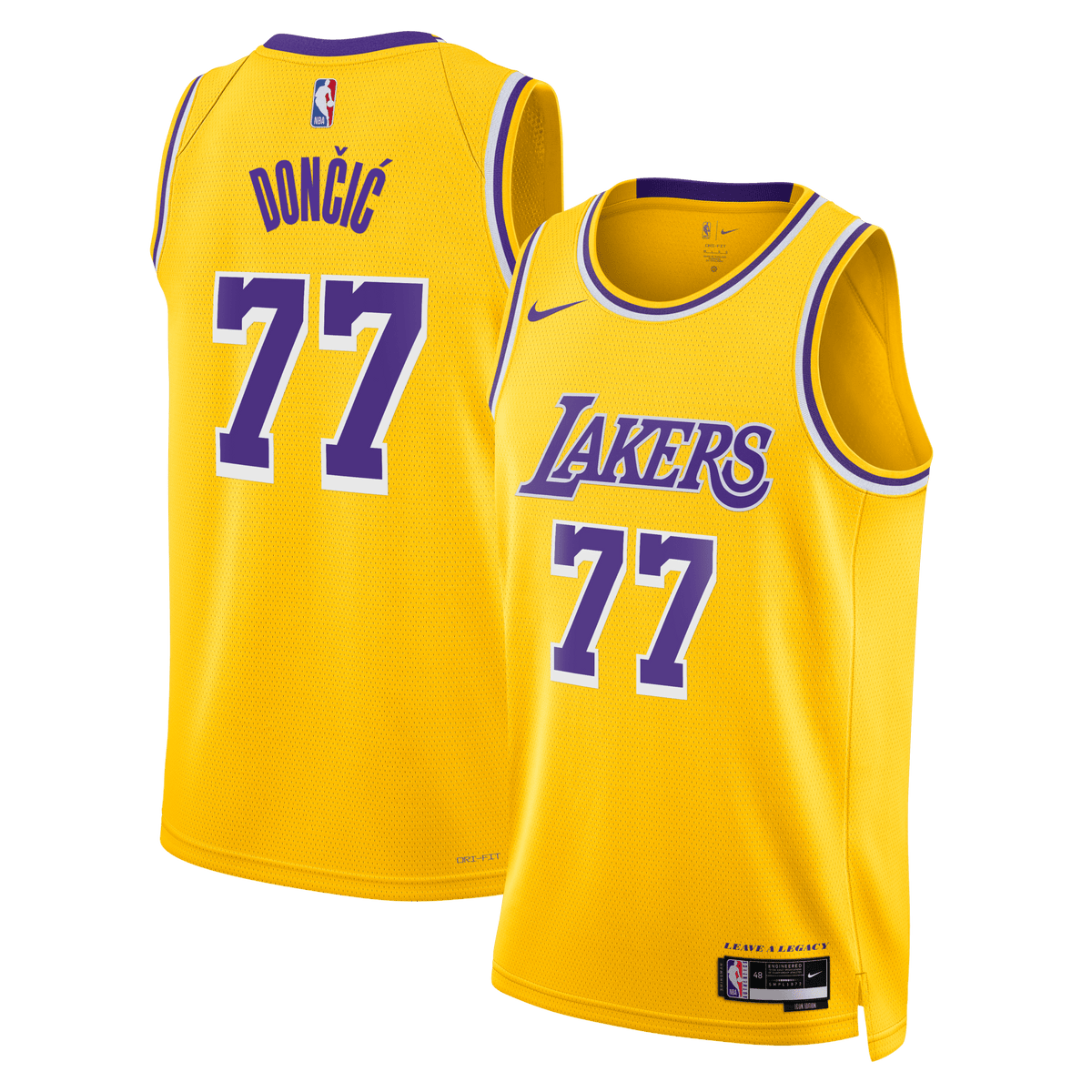 Nike Jersey Icon Hombre Los Angeles Lakers Luka Doncic - NBA Store Chile