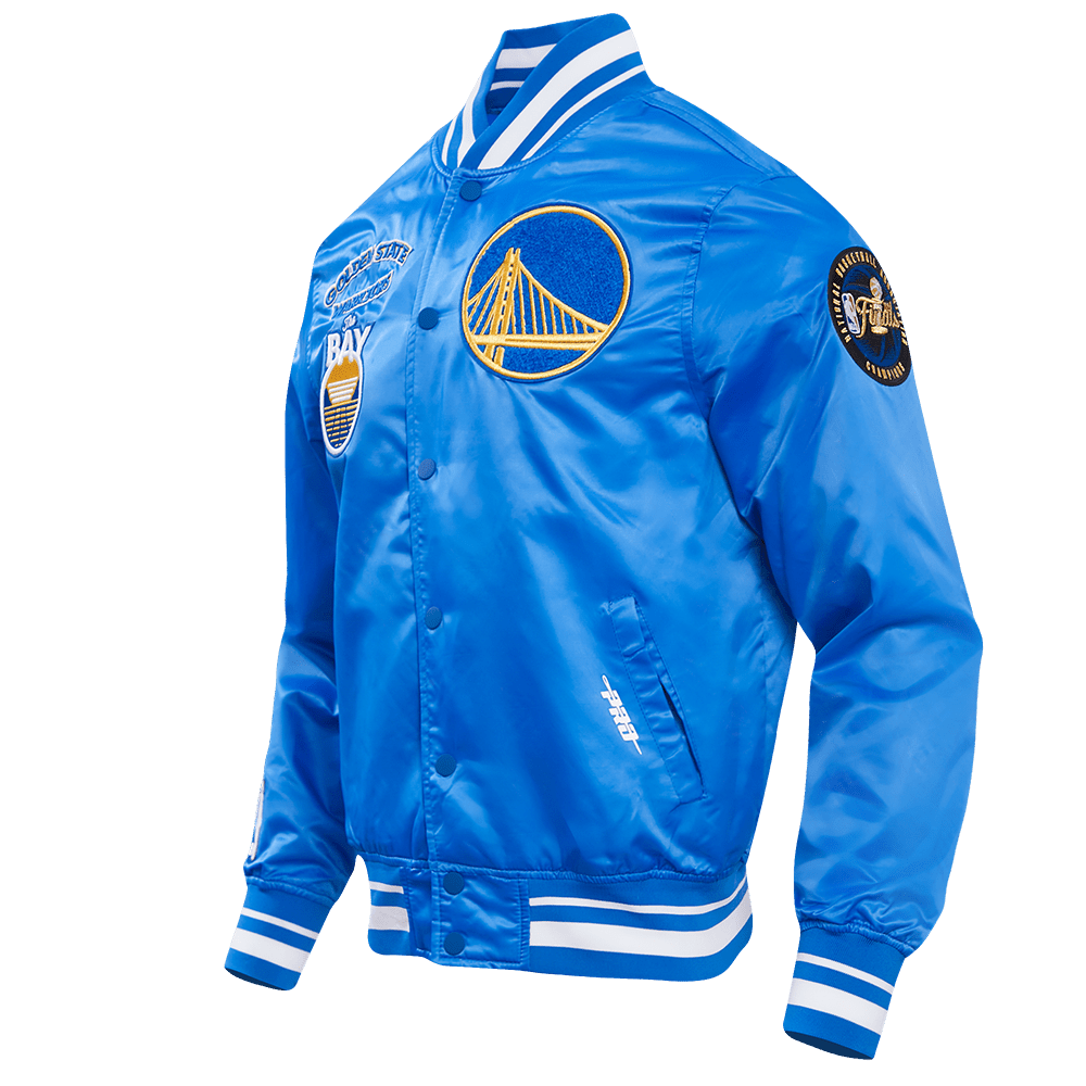 Pro Standard Chaqueta Hombre Golden State Warriors - Satinada - NBA Store Chile