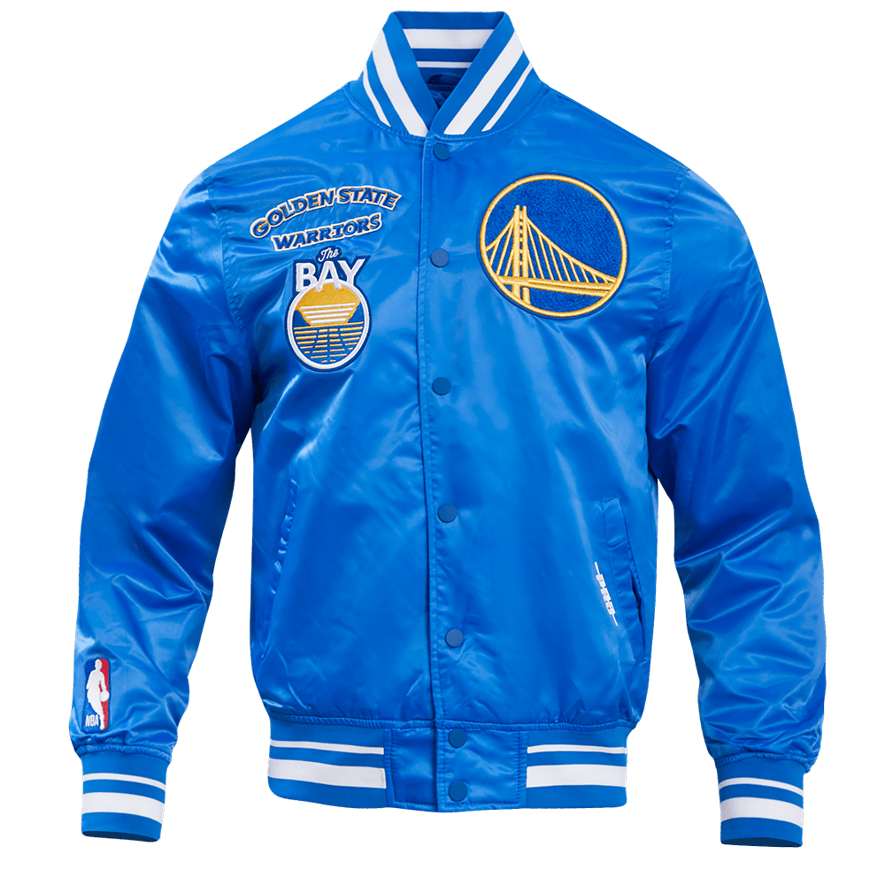 Pro Standard Chaqueta Hombre Golden State Warriors - Satinada - NBA Store Chile